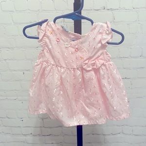 Little Lindsey eyelet floral dress